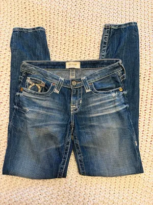 Big Star Jenae Skinny Distressed Denim Jeans Size 26S thumbnail 1