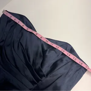 Imperfect wedding guest dress sample dress midnight blue sweetheart strapless 14 thumbnail 9