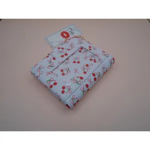 Blush‎ Crush Cherry Bow Print Bifold Wallet Vegan Leather Coquette New 10-10324 thumbnail 3