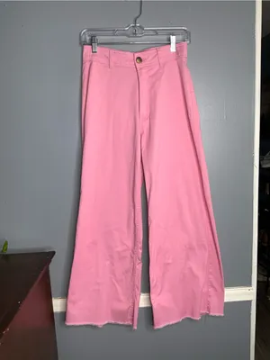 Billabong High-Rise Wide Leg Pants - Pink - 27 thumbnail 3
