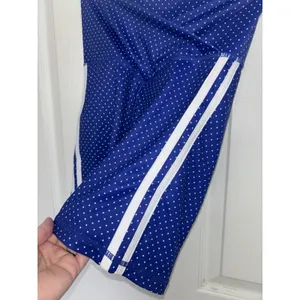 NWT Wilo the Label Contour Surf Blue Polka Dot Cross Over Waist Bike Shorts XS thumbnail 5