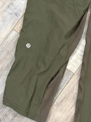 Lululemon Dance Studio Mid-Rise Pants Army Green size 6 thumbnail 6