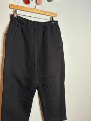 Free People FP Movement Top Score Cotton Pants in black thumbnail 3