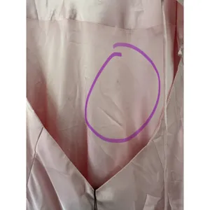 NWD Babyboo Misha Maxi Dress Blush Pink Satin Size Small thumbnail 6