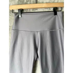 Alo Yoga Airlift High Waist Leggings Gray Sculpting Compression Activewear Med thumbnail 2