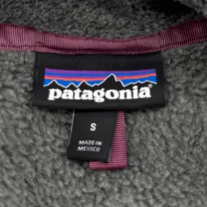 Patagonia Re-Tool Snap-T Fleece Pullover Grey Purple Polartec Women's Size Small thumbnail 7