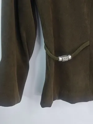 DJ Summers 14 Chocolate Zip Suit Top Plus Funeral thumbnail 3