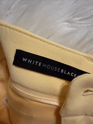 White House | Black Market Sunny Yellow Cropped Dress Pants size 2P brand new inseam 24” waist 28” thumbnail 8