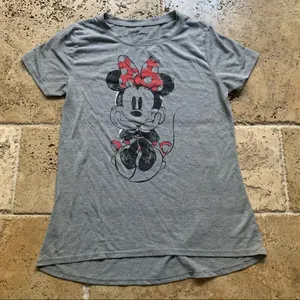 Minnie Mouse Disney Gray Short Sleeve T Shirt S thumbnail 3