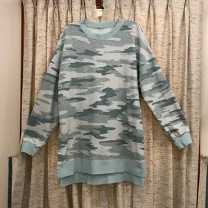 Old Navy Vintage Boyfriend Camo Tunic Sweatshirt thumbnail 1
