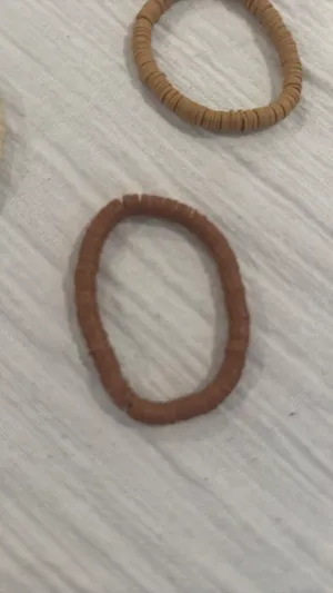 Brown Clay Bead Braclets thumbnail 2