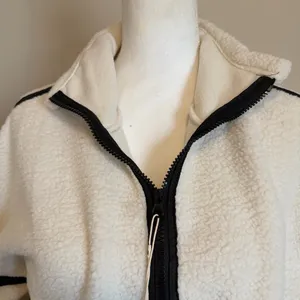 NWT women's half zip cozy Sherpa fleece pullover sweater women's small oversized thumbnail 3