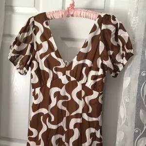 Versona back zipper maxi midi babydoll dress, size xs thumbnail 5