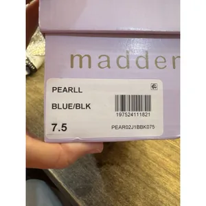 Madden Girl Womens Pearll Crossband Ballet Flats Black Blue Size 7.5 Mary Jane thumbnail 10
