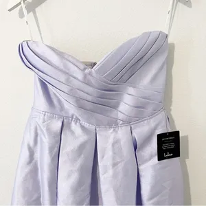 Lulu's Princess Moment Lilac Strapless Maxi Dress Size Medium M NWT thumbnail 4