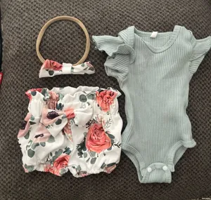 Flowers outfit Multiple Size newborn size 52 thumbnail 1