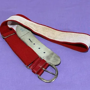 Red Softball/Baseball Belt thumbnail 4