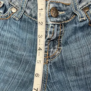 BKE Medium Wash Bootcut Jean low rise‎ sz 27x331/2 thumbnail 6