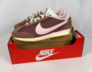 Nike‎ Pacific Sneakers Womens 9.5 UK 7 Retro Lifestyle Fauna Brown Pink Foam thumbnail 1