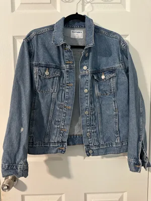 Old Navy Jean Jacket Denim Women’s thumbnail 1