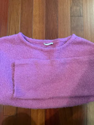 Kimchi Blue Pink Juniper Pullover Knit Sweater thumbnail 1