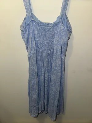 Altar'd State Blue Floral Dress thumbnail 3