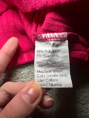Hot Pink Cropped V-neck Tank Top Size Small thumbnail 4