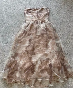 Women's Storia Strapless Floral Tulle Dress-Size Small - NO STRAPS INCLUDED thumbnail 1