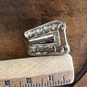 Vintage Signed Gold Tone Canada belt buckle thumbnail 3