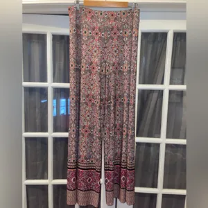 Cato Multicolor paisley Wide Leg Pants palazzo pants woman’s large thumbnail 2