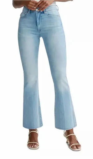 DL1961 Bridget High Rise Instasculpt™ Bootcut Crop Jeans in Prairie - Size 28 thumbnail 1