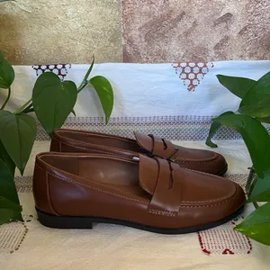 NEW Kensie Women’s Brown Cognac Slip-On Gitty Penny Low Heel Loafers Size 8.5 thumbnail 5