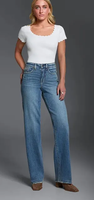 Buckle black Fit No. 35 Wide‎ Leg Stretch Jean thumbnail 1