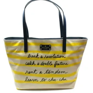 Kate Spade "Break a Resolution" tote bag NWT thumbnail 1