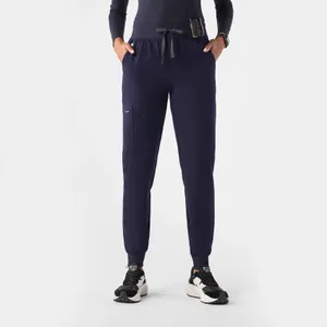 FIGS High-Waisted Zamora Pants Navy XS Petite thumbnail 4