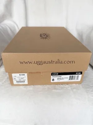UGG Australia Cove Fieldstone Suede Sheepskin Boots 5136 Womens 8 With Box thumbnail 13
