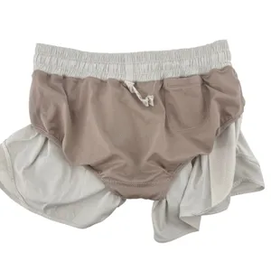 Lululemon Hotty Hot Short Long 4" White‎ Women 6 Lined Run Activewear W7ATJT thumbnail 4