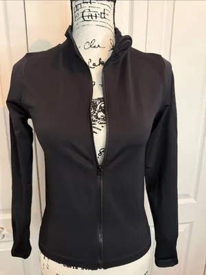 HALARA Black Women's Zip-Up Bomber Jacket thumbnail 11