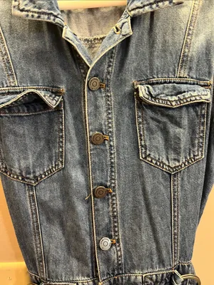Habitual Denim Blue Short-Sleeve Utility One-Piece thumbnail 11