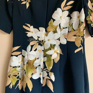 Hobbs London Bloomington Formal Women Dress Size 6 Blue Floral Wedding Outfit thumbnail 4