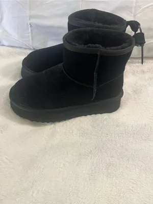 Women's Black Suede Fleece thumbnail 2
