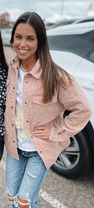 Pink  Shacket thumbnail 1