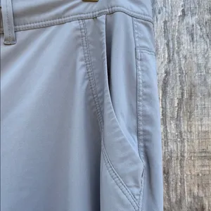 REI Women's Slate Gray Track Pants With Lower Ruching opt on lower leg part Sz16 thumbnail 13