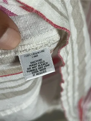 LOFT | White Striped 100% Linen Drawstring Waist Mini Dress Sz S thumbnail 7