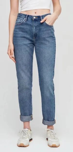 Aritzia Wilfred Free Nikki Relaxed Jeans Non Stretch‎ Size 8 thumbnail 1