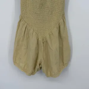 Jen's Pirate Booty Free People Gauze Smocked Romper Boho Festival XS S‎ thumbnail 4