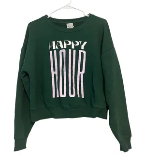 Anthropologie Maeve Happy Hour Sweatshirt Size S thumbnail 1