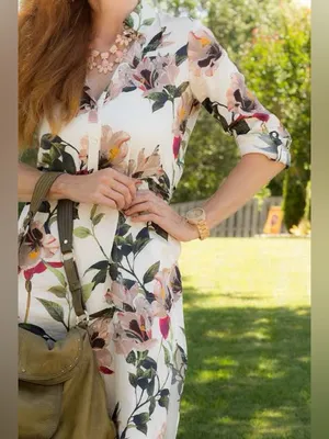 Zara Printed Tunic / Shirt Dress Size Small thumbnail 7