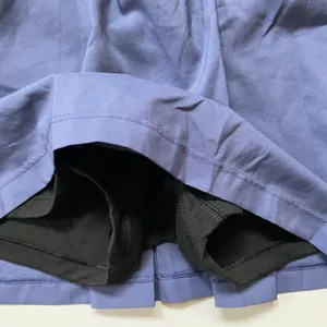 VSX Victorias Secret Womens Blue Athletic Skort Metallic Waistband‎ Small thumbnail 6