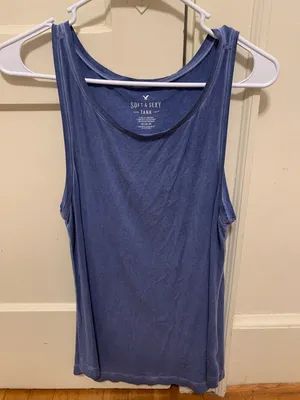 American Eagle Soft And Sexy Blue Tank thumbnail 1